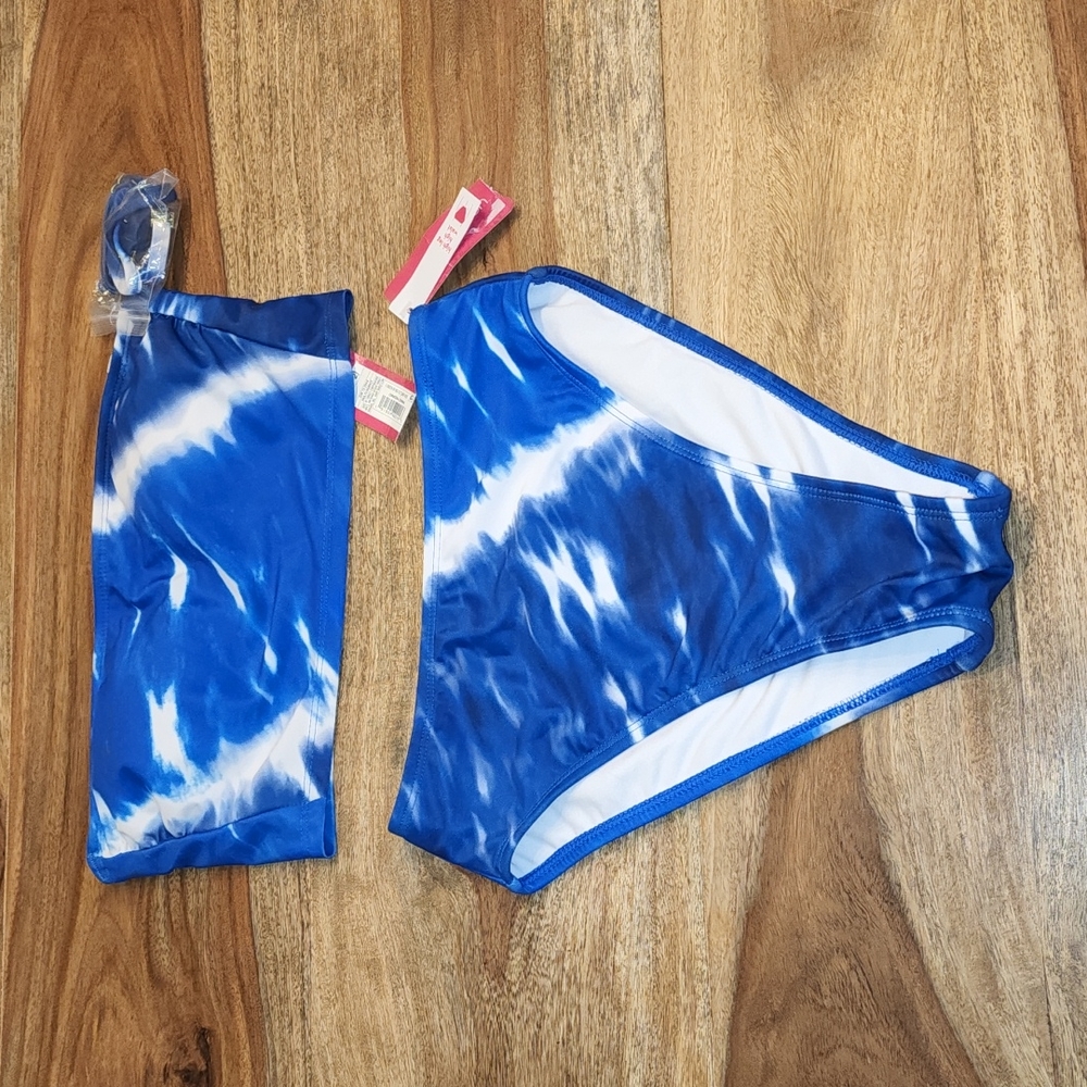 Blue Tye Dye Bikini